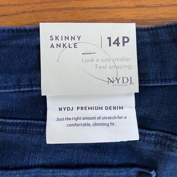 NYDJ Petite Womens Ami Skinny Ankle Jeans 14 P New - Picture 6 of 11